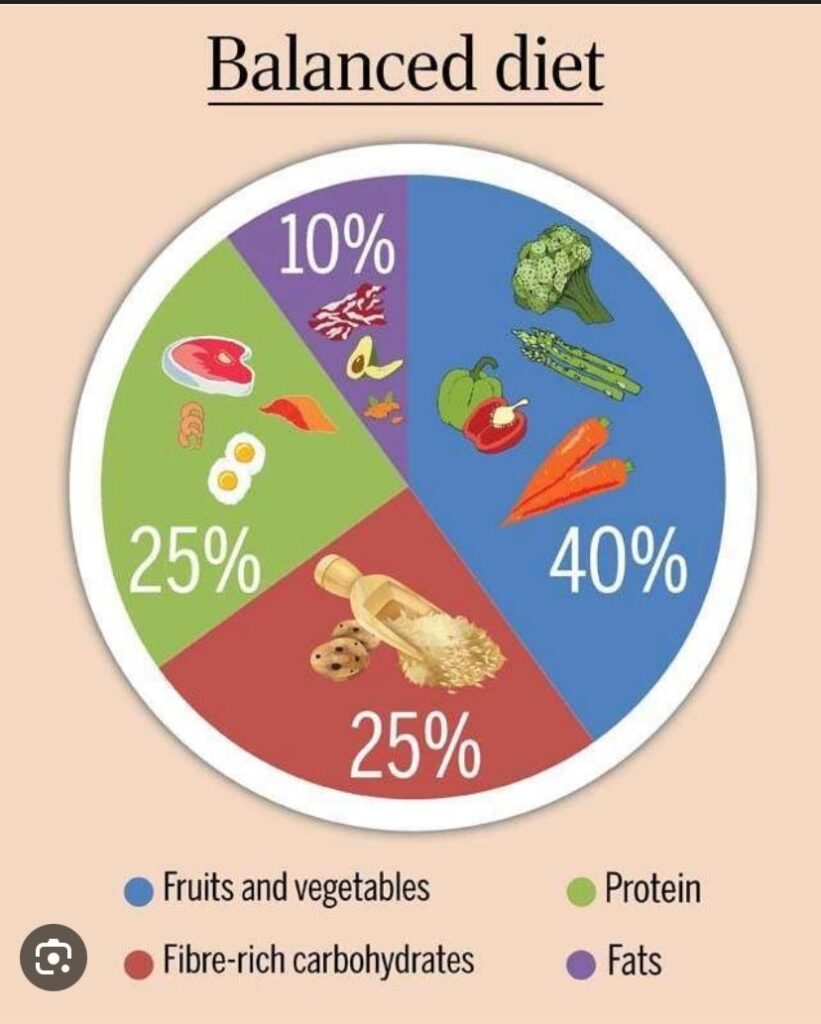 Healthy eating routine